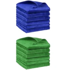 Unique Bargains Dishwashing Cleaning Microfiber Thick Absorbent Kitchen Towels 12 Pcs 12" X 12" -Kitchen Utensil Store GUEST 6fea75df 0b96 4b6e 9ec1 c4328c4d72d9