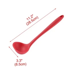 Unique Bargains Silicone Heat Resistant Cooking Tools Water Spoons 11.2" X 3.3" X 1.6" Red 1 Pc -Kitchen Utensil Store GUEST 712a4f4a 05a1 4c27 aae9 0d33e6cc5a8e