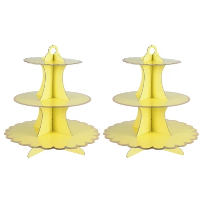 Unique Bargains 3-Tier Cardboard Cupcake Stand Tower 2 Pcs 13 Unique Bargains 3-Tier Cardboard Cupcake Stand Tower 2 Pcs - Image 13