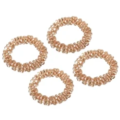 Unique Bargains Wedding Birthday Acrylic Shiny Decorative Reusable Artificial Crystal Napkin Ring 4 Pcs -Kitchen Utensil Store GUEST 74b03e9d f627 4406 8b1a 4397fbde641d