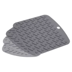 Unique Bargains Heat Resistant Non-Slip Flexible Durable Trivet Mat 4 Pcs -Kitchen Utensil Store GUEST 74c68845 dc28 4d91 a711 cc2d8df10084