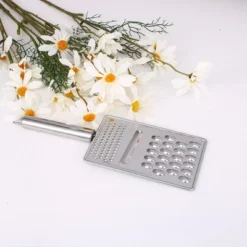 Unique Bargains Stainless Steel Non-Slip Ergonomic Design Durable Cheese Grater 10.2" X 3.3" Silver Tone 1 Pc -Kitchen Utensil Store GUEST 74cbd52e 4606 4c4b baa7 0b31f9031a3f
