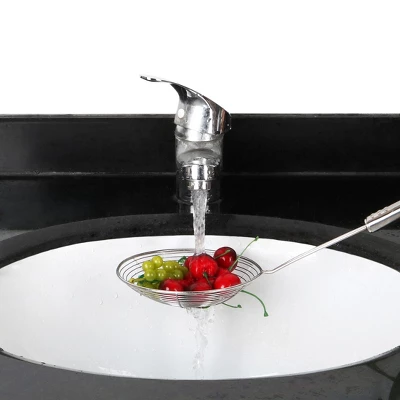 Unique Bargains Stainless Steel Mesh Colander Sieve Kitchen Ladle 4.7" Dia Strainers Silver Tone 2 Unique Bargains Stainless Steel Mesh Colander Sieve Kitchen Ladle 4.7" Dia Strainers Silver Tone - Image 2