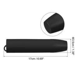 Unique Bargains Kitchen Lightweight Non-Slip Silicone Peeling Tube Skin Remover Garlic Peeler 2 Pcs