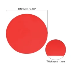 Unique Bargains Silicone Heat-Resistant Non-Slip Flexible Jar Opener Red 3 Pcs