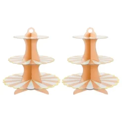 Unique Bargains 3-Tier Cupcake Stand Tower Cardboard Dessert Cup Cake Stand Tower 2 Pcs -Kitchen Utensil Store GUEST 7865deb2 e7d2 43fa 8210 7e754316b2c2