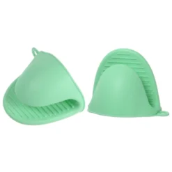 Unique Bargains Silicone Heat Resistant Anti-Slip Waterproof Mitts 2 Pcs -Kitchen Utensil Store GUEST 799a0dda d1cc 4cec 9163 1bb25d833012