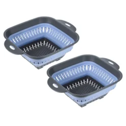 Unique Bargains Silicone Foldable Ergonomic Handles Dishwasher Safe Colander 2 Pcs 13 Unique Bargains Silicone Foldable Ergonomic Handles Dishwasher Safe Colander 2 Pcs -Kitchen Utensil Store GUEST 79e3a9cc 5055 4837 b714 fb698ff29db9