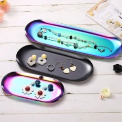 Unique Bargains Stainless Steel Cosmetics Candles Dessert Decorative Trays 4 Pcs -Kitchen Utensil Store GUEST 7ac7b5b9 f65e 4907 8014 abee349890a8 1