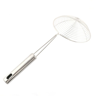 Unique Bargains Kitchenware Stainless Steel Oil Ladle Sifter Mesh Strainer Silver Tone 5.1'' Dia 2 Unique Bargains Kitchenware Stainless Steel Oil Ladle Sifter Mesh Strainer Silver Tone 5.1'' Dia - Image 2