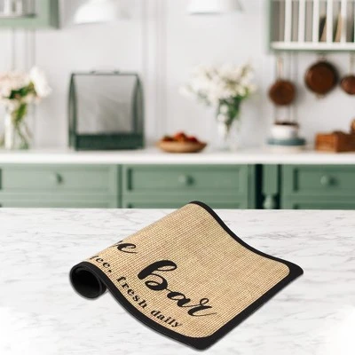 Unique Bargains No-Rinse Drain Pad For Kitchen Khaki 15.75"x11.81" 1 Pc 5 Unique Bargains No-Rinse Drain Pad For Kitchen Khaki 15.75"x11.81" 1 Pc - Image 5