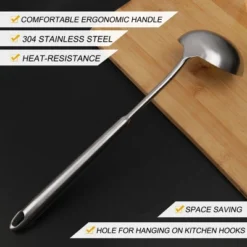 Unique Bargains Restaurant Kitchen Cooking Utensil Soup Ladle 14 Inch Silver Tone 1 Pc -Kitchen Utensil Store GUEST 7c1c7de5 9ae2 46ce bd95 7d0fbbc45c2d