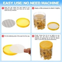 Unique Bargains Foam Lid Liner PS Foam Resistant Tamper Pressure Sensitive Seal For Bottle Cap Liners Seals -Kitchen Utensil Store GUEST 7c477129 bd20 41fc 968f 9970350e465b