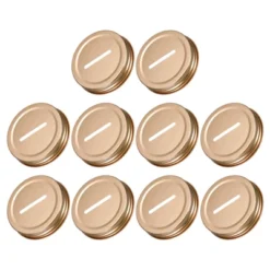 Unique Bargains Regular Mouth Coin Slot Bank Lid For Mason Jar Covers 10 Pcs -Kitchen Utensil Store GUEST 7c51dcb1 85bd 4e78 aba5 fcdaec374860