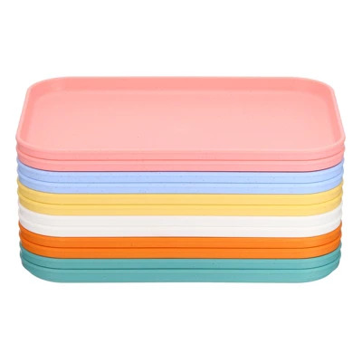 Unique Bargains PP Plastic Reusable Lightweight Durable Construction Serving Tray 12 Pcs 10 Unique Bargains PP Plastic Reusable Lightweight Durable Construction Serving Tray 12 Pcs - Image 10