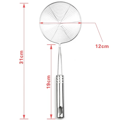 Unique Bargains Stainless Steel Mesh Colander Sieve Kitchen Ladle 4.7" Dia Strainers Silver Tone 4 Unique Bargains Stainless Steel Mesh Colander Sieve Kitchen Ladle 4.7" Dia Strainers Silver Tone - Image 4