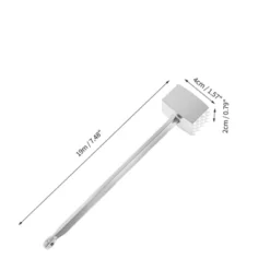 Unique Bargains Square Meat Tenderizer Mallet Silver Tone 1 Pc -Kitchen Utensil Store GUEST 7f551fa7 bec2 485e 804a ff9232dd6740
