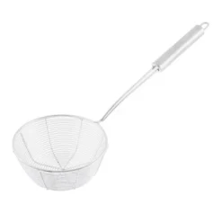 Unique Bargains Kitchenware Stainless Steel Strainer Sieve Ladle Sifter Scoop 5.3'' Dia Silver Tone -Kitchen Utensil Store GUEST 8087c334 1ede 4483 bd24 dc0e2c48c2e4