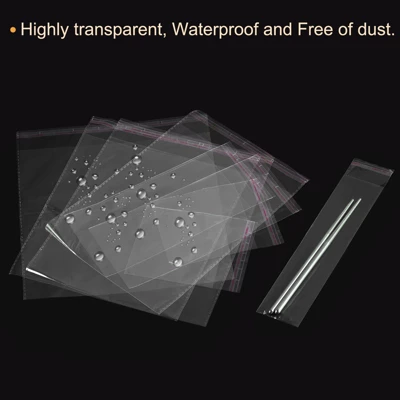 Unique Bargains Self-Sealing Water Resistant Cello Poly Bags For Packing Cookies 300 Pcs 4 Unique Bargains Self-Sealing Water Resistant Cello Poly Bags For Packing Cookies 300 Pcs - Image 4