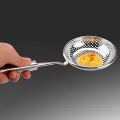 Unique Bargains Home Restaurant Stainless Steel Perforated Ladle Strainer Silver Tone 5.5" Dia -Kitchen Utensil Store GUEST 838581bb 0de4 4d5d bbe3 5c1345004ffb