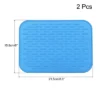 Unique Bargains Dish Drying Mat Set Under Sink Drain Pad Heat Resistant For Kitchen
