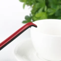 Unique Bargains Household Kitchen Plastic Tableware Soup Rice Spoons Red Black 5 Pcs 6.3" X 1.7" X 0.59" (L*W*D) -Kitchen Utensil Store GUEST 83e3d6ce f3aa 48b7 9f63 a856f73a459c