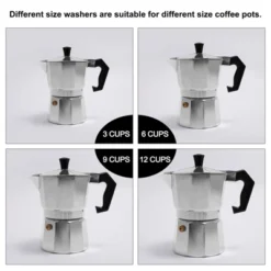 Unique Bargains Coffee Machine Replacement Mocha Pot Silicone Gasket And Stainless Steel Filter -Kitchen Utensil Store GUEST 8556b6b4 2708 463c 85e3 db4918a89699 1