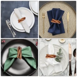 Unique Bargains Decorative Wear Resistance Napkin Rings For Decoration Adornment Wedding 8 Pcs -Kitchen Utensil Store GUEST 859c183d 32bd 4c55 bcb4 9d88fba9ba4c