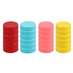 Unique Bargains Plastic Leak-Proof Regular Mason Canning Jars Lids 24 Pcs -Kitchen Utensil Store GUEST 8693d012 8f65 410e 8d67 cef3fee2858c