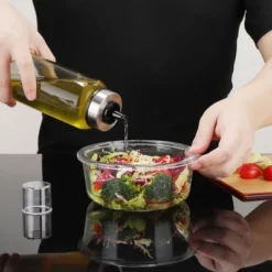 Unique Bargains Kitchen Cooking Stainless Steel Spout Accurate Pour Drip-Free Dispenser Bottle With ML Marks -Kitchen Utensil Store GUEST 87576001 72e3 4051 ad08 db68311c2e5c