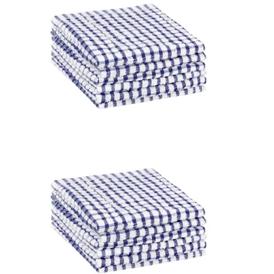 Unique Bargains Cotton Checkered Kitchen Dish Cloth 11" X 16" 12 Pcs 7 Unique Bargains Cotton Checkered Kitchen Dish Cloth 11" X 16" 12 Pcs - Image 7