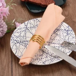Unique Bargains Dining Table Decoration Alloy Decorative Reusable Smooth Surface Napkin Rings 12 Pcs -Kitchen Utensil Store GUEST 886a92cc b1af 4c22 9cdc 0b19eb6871a1