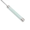 Unique Bargains 12" Semi-Automatic Loop Whisk Dishwasher Safe Stainless Steel Light Blue Silver Tone