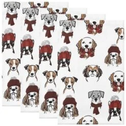 Unique Bargains Cotton Animal And Floral Printed Design Kitchen Towels 18" X28" 4 Pcs 18 Unique Bargains Cotton Animal And Floral Printed Design Kitchen Towels 18" X28" 4 Pcs -Kitchen Utensil Store GUEST 90e07a00 30b1 4f00 93f0 10706048e090