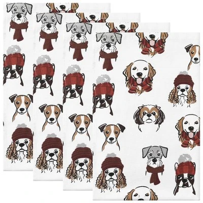 Unique Bargains Cotton Animal And Floral Printed Design Kitchen Towels 18" X28" 4 Pcs 7 Unique Bargains Cotton Animal And Floral Printed Design Kitchen Towels 18" X28" 4 Pcs - Image 7