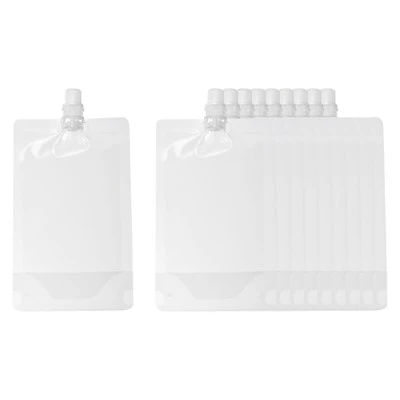 Unique Bargains Convenient Reusable Transparent Odor-Free Well-Sealed Plastic Liquor Pouches 5 Unique Bargains Convenient Reusable Transparent Odor-Free Well-Sealed Plastic Liquor Pouches - Image 5