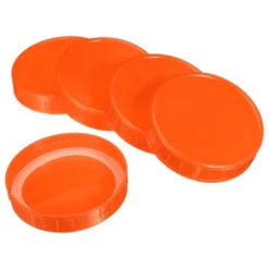 Unique Bargains Wide Mouth Plastic Mason Jar Lids With Silicone Sealing Ring 10 Pcs -Kitchen Utensil Store GUEST 92c9aff9 3a92 4282 a43a a9c7447ec0ed