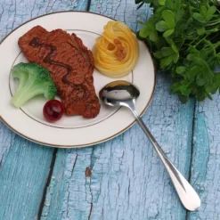 Unique Bargains Stainless Steel Tableware Straight Handle 7" Long Soup Spoons Silver Tone 5 Pcs -Kitchen Utensil Store GUEST 939858de 02ec 4e67 9527 b05110e6a9f6