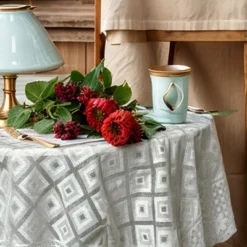 Unique Bargains Polyester Square Tablecloth For Weddings Birthday Party Anniversaries -Kitchen Utensil Store GUEST 9627af7c bd28 49f6 84ab 148e3d6dc23c