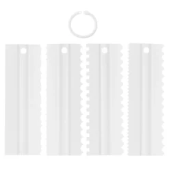 Unique Bargains Plastic Comb Lace Cake Decorating Kitchen Scrapers 4 Pcs 15 Unique Bargains Plastic Comb Lace Cake Decorating Kitchen Scrapers 4 Pcs -Kitchen Utensil Store GUEST 970be453 608f 4b38 9423 0fc80065f1a0