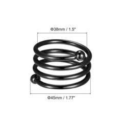 Unique Bargains Dining Table Decorations Wedding Alloy Decorative Wear Resistance Napkin Rings 6 Pcs