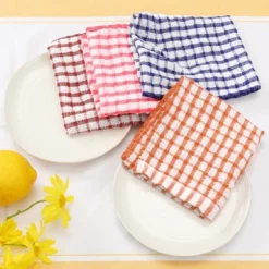 Unique Bargains Cotton Checkered Kitchen Dish Cloth 11" X 16" 12 Pcs 19 Unique Bargains Cotton Checkered Kitchen Dish Cloth 11" X 16" 12 Pcs -Kitchen Utensil Store GUEST 97a9fdc8 9d09 4f5d 8920 b46076d47c38