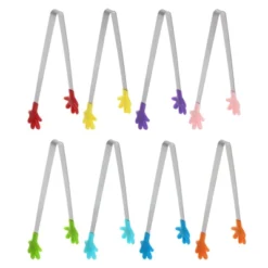 Unique Bargains Stainless Steel Silicone Tips Mini Kitchen Food Tongs 8 Pcs 13 Unique Bargains Stainless Steel Silicone Tips Mini Kitchen Food Tongs 8 Pcs -Kitchen Utensil Store GUEST 9d9b08c3 ccb8 4073 b320 67f9c1c73285