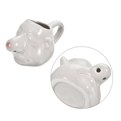 Unique Bargains Cooking Baking Ceramic Egg Separator White 5.5" X 3.74" 2 Unique Bargains Cooking Baking Ceramic Egg Separator White 5.5" X 3.74" - Image 2