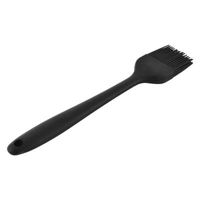 Unique Bargains Silicone Heat Resistant Grilling Barbecue Oil Basting Pastry Brush Black 2 Unique Bargains Silicone Heat Resistant Grilling Barbecue Oil Basting Pastry Brush Black - Image 2