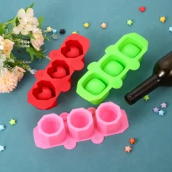 Unique Bargains Silicone Flexible Reusable 3-Cavity Ice Cube Trays 2 Pcs -Kitchen Utensil Store GUEST 9f8839bc aa7b 4d96 a3a9 cb537021d3cc 1