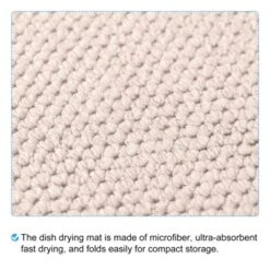 Unique Bargains Microfiber Ultra-absorbent Fast Drying Kitchen Dish Drying Mat Beige 2 Pcs -Kitchen Utensil Store GUEST 9f9331ee 0597 4f55 b42a 232c1316cf3f