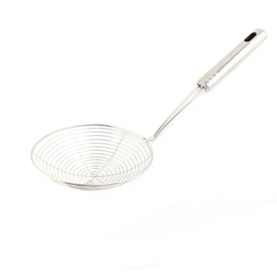 Unique Bargains Kitchenware Stainless Steel Oil Ladle Sifter Mesh Strainer Silver Tone 5.1'' Dia 3 Unique Bargains Kitchenware Stainless Steel Oil Ladle Sifter Mesh Strainer Silver Tone 5.1'' Dia - Image 3