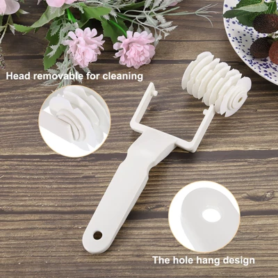 Unique Bargains Plastic Durable With Spikes Cookie Pizza Dough Docker Roller 2 Unique Bargains Plastic Durable With Spikes Cookie Pizza Dough Docker Roller - Image 2