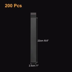 Unique Bargains Self-Sealing Water Resistant Packing Cookies Bag 200 Pcs